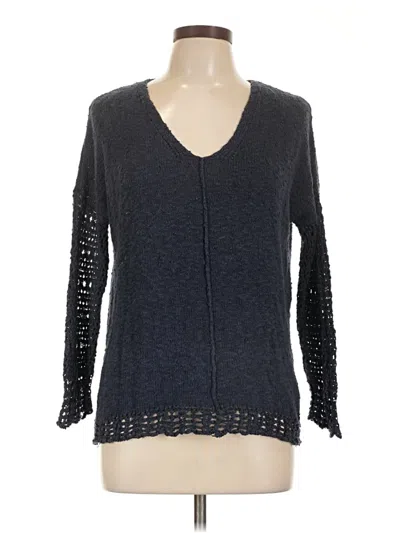 Pre-owned Lucky Brand Pullover Sweater In Gray