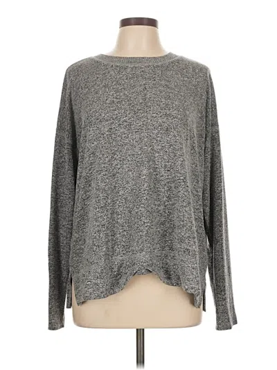 Pre-owned Lucky Brand Pullover Sweater In Gray