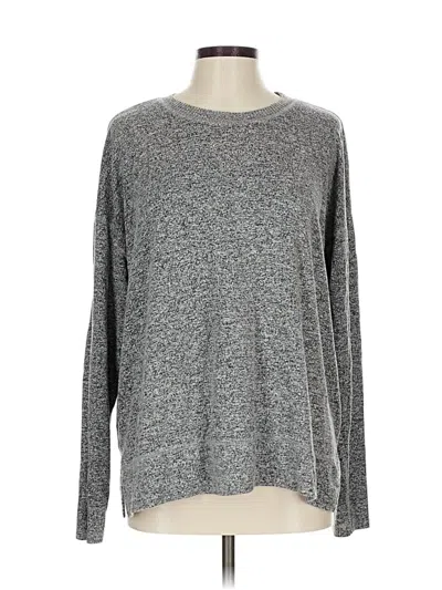 Pre-owned Lucky Brand Pullover Sweater In Gray