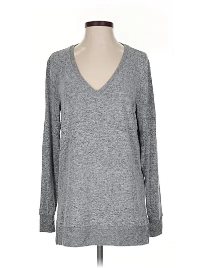 Pre-owned Lucky Brand Pullover Sweater In Gray