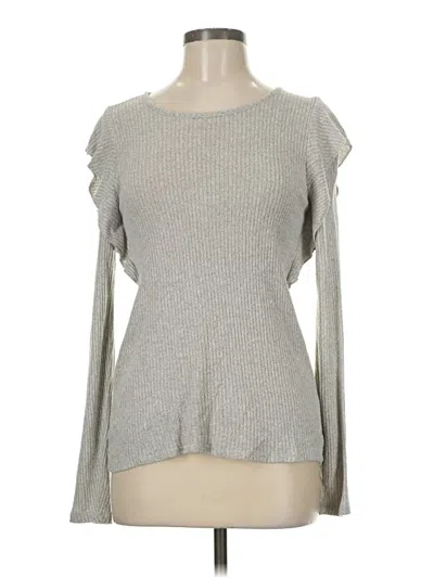 Pre-owned Lucky Brand Pullover Sweater In Gray