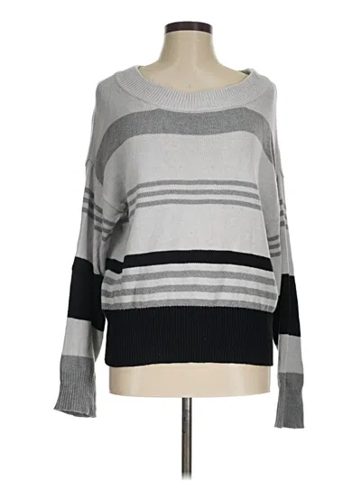 Pre-owned Lucky Brand Pullover Sweater In Gray