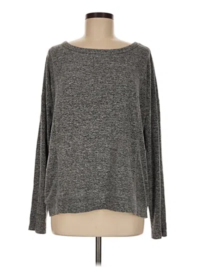 Pre-owned Lucky Brand Pullover Sweater In Gray