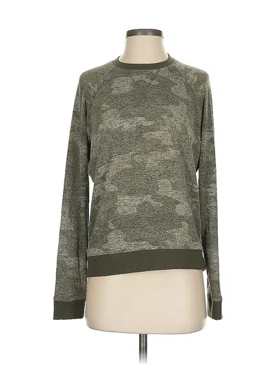 Pre-owned Lucky Brand Pullover Sweater In Green