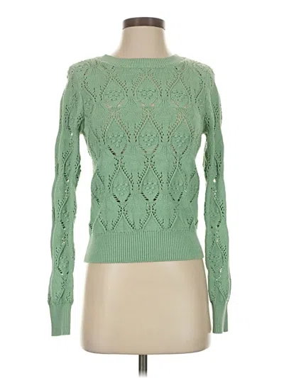 Pre-owned Lucky Brand Pullover Sweater In Green