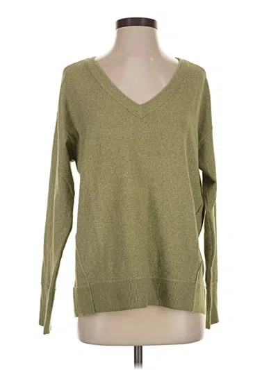 Pre-owned Lucky Brand Pullover Sweater In Green