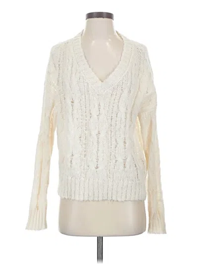 Pre-owned Lucky Brand Pullover Sweater In Ivory