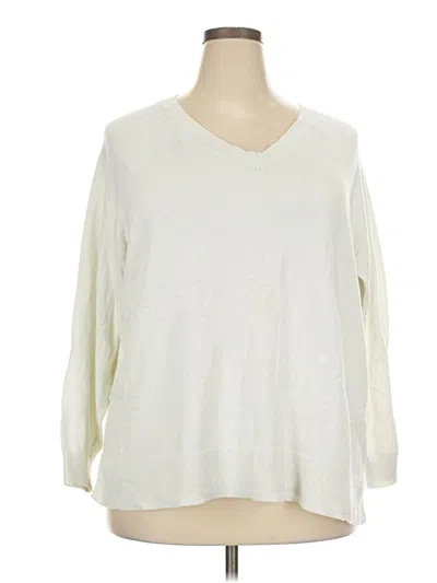 Pre-owned Lucky Brand Pullover Sweater In Ivory