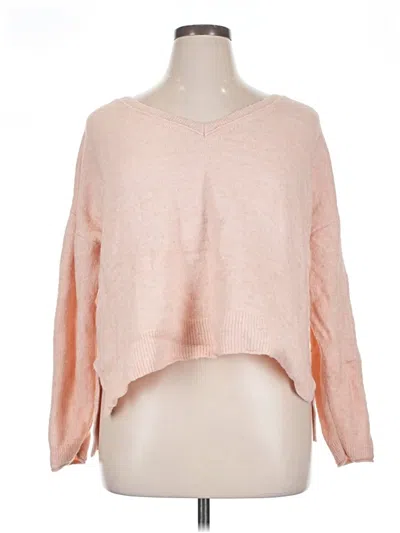 Pre-owned Lucky Brand Pullover Sweater In Pink