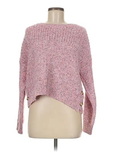 Pre-owned Lucky Brand Pullover Sweater In Pink