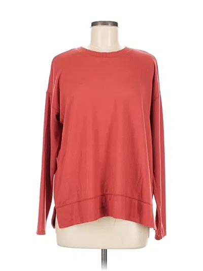 Pre-owned Lucky Brand Pullover Sweater In Red