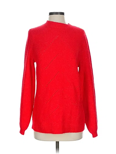 Pre-owned Lucky Brand Pullover Sweater In Red