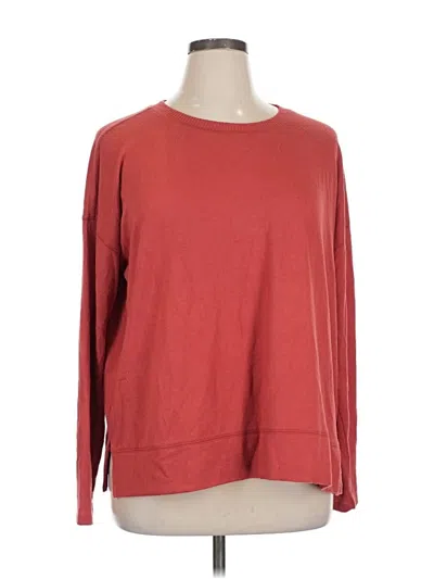 Pre-owned Lucky Brand Pullover Sweater In Red