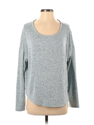 Pre-owned Lucky Brand Pullover Sweater In Silver