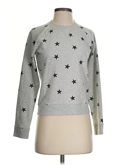 Pre-owned Lucky Brand Pullover Sweater In Silver