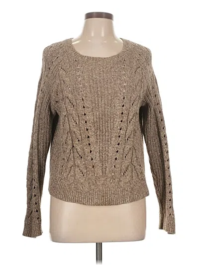 Pre-owned Lucky Brand Pullover Sweater In Tan