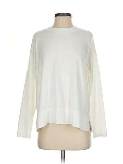 Pre-owned Lucky Brand Pullover Sweater In White