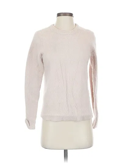 Pre-owned Lucky Brand Pullover Sweater In White
