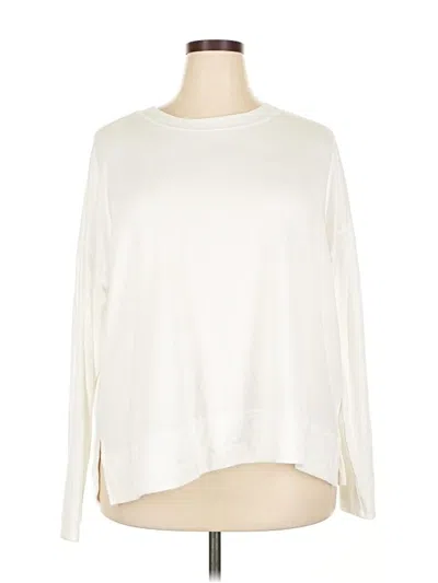 Pre-owned Lucky Brand Pullover Sweater In White