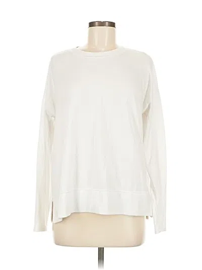 Pre-owned Lucky Brand Pullover Sweater In White