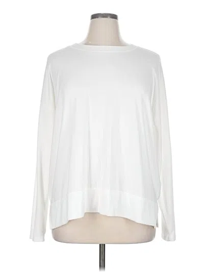 Pre-owned Lucky Brand Pullover Sweater In White