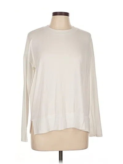 Pre-owned Lucky Brand Pullover Sweater In White