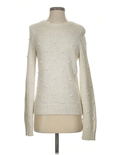 Pre-owned Lucky Brand Pullover Sweater In White