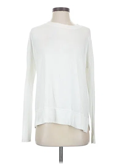 Pre-owned Lucky Brand Pullover Sweater In White