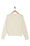 Lucky Brand Raglan Waffle Top In Whisper White