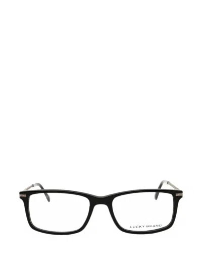 Lucky Brand Rectangle-frame Glasses In Black