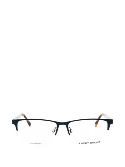 Lucky Brand Rectangle-frame Glasses In Black