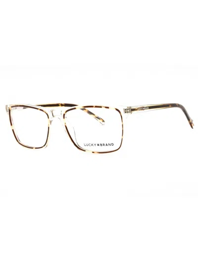 Lucky Brand Rectangular Eyeglasses For Men - D416 Design In Brown
