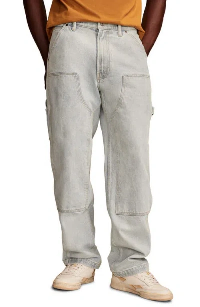 Lucky Brand Relaxed Straight Leg Utility Jeans In Shore