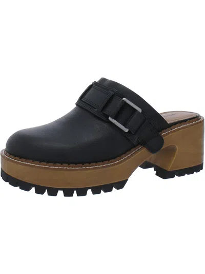 Lucky Brand Women's Rishona Slip-on Platform Clogs In Black