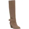 Lucky Brand Risvin Womens Stretch Leather Knee-high Boots In Porcini Suede