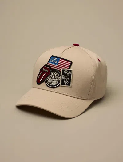 Lucky Brand Rolling Stones Baseball Hat In Brown