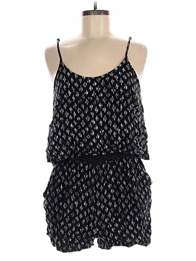 Pre-owned Lucky Brand Romper In Black