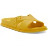Lucky Brand Roseleen Womens Slip On Footbed Slide Sandals In Yellow