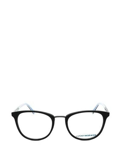 Lucky Brand Round-frame Glasses In Black