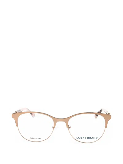 Lucky Brand Round-frame Glasses In Transparent