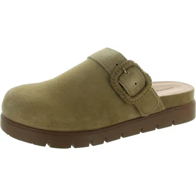 Lucky Brand Sachie Womens Solid Suede Clogs In Multi