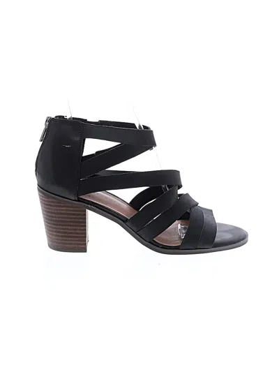 Pre-owned Lucky Brand Sandals In Black