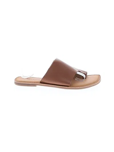 Pre-owned Lucky Brand Sandals In Brown