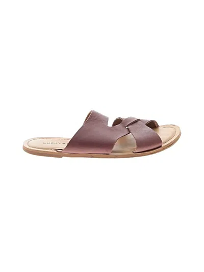 Pre-owned Lucky Brand Sandals In Brown