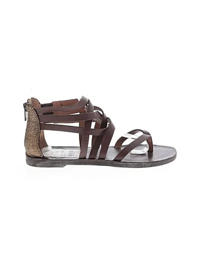 Pre-owned Lucky Brand Sandals In Brown
