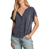 Lucky Brand Sandwash Button-up Shirt In Blue Nights
