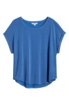 Lucky Brand Sandwash Dolman T-shirt In Blue