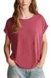 Lucky Brand Sandwash Dolman T-shirt In Violet Quartz