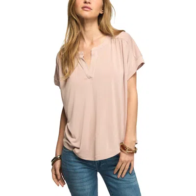 Lucky Brand Sandwash Dolman T-shirt In Pink