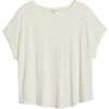 Lucky Brand Sandwash Short Dolman Sleeve Knit Top